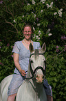 woman with arabian horse