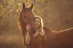 Indian woman with horse