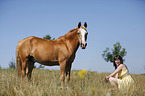 woman with horse