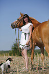 woman with horse