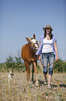 woman with horse