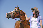 woman with horse