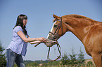 woman with horse