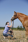 woman with horse