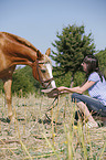 woman with horse