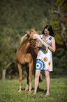 woman with Pony