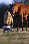 young woman with Connemara