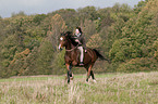 woman rides KWPN