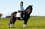 girl rides Fellpony