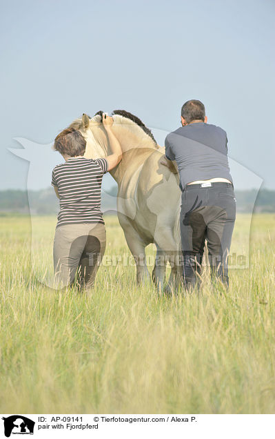 Paar mit Fjordpferd / pair with Fjordpferd / AP-09141