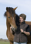 woman and horse