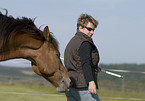 woman and horse