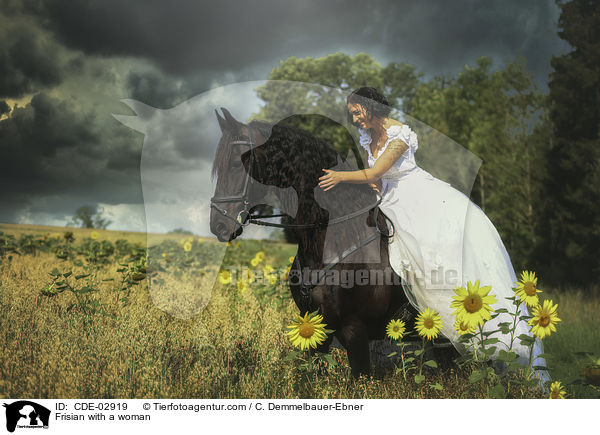 Friese mit Frau / Frisian with a woman / CDE-02919