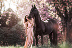 woman with horse