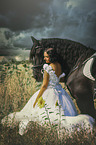 Frisian with a woman