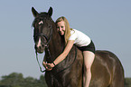 woman and horse
