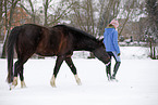 girl with pony