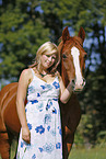 woman with horse