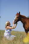 woman with horse