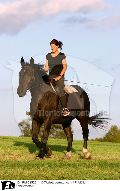 Reiterin / horsewoman / PM-01522