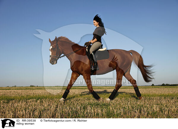 Reiterin / riding woman / RR-39538