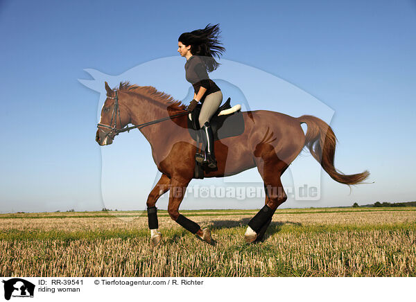 Reiterin / riding woman / RR-39541