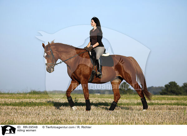 Reiterin / riding woman / RR-39548