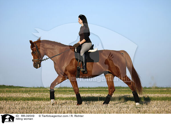 Reiterin / riding woman / RR-39549