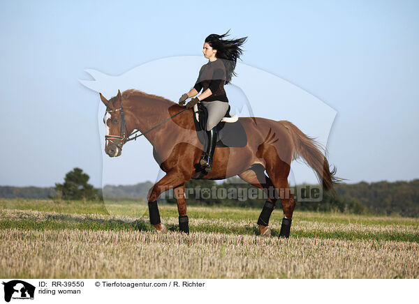 Reiterin / riding woman / RR-39550