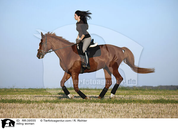 Reiterin / riding woman / RR-39555