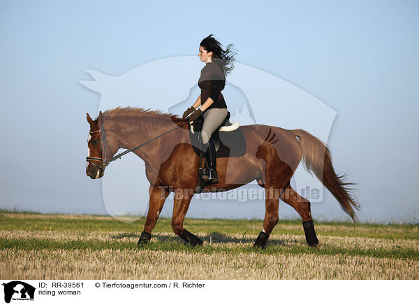 Reiterin / riding woman / RR-39561