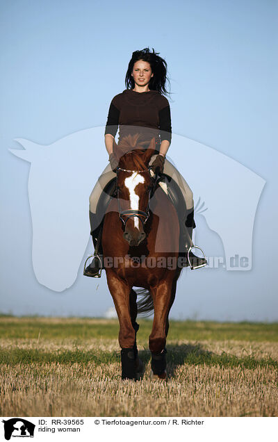 Reiterin / riding woman / RR-39565