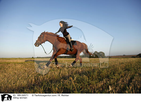 Reiterin / riding woman / RR-39571