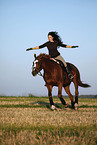 riding woman