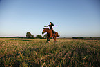 riding woman