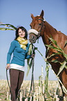 woman with horse
