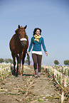 woman with horse