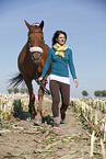 woman with horse