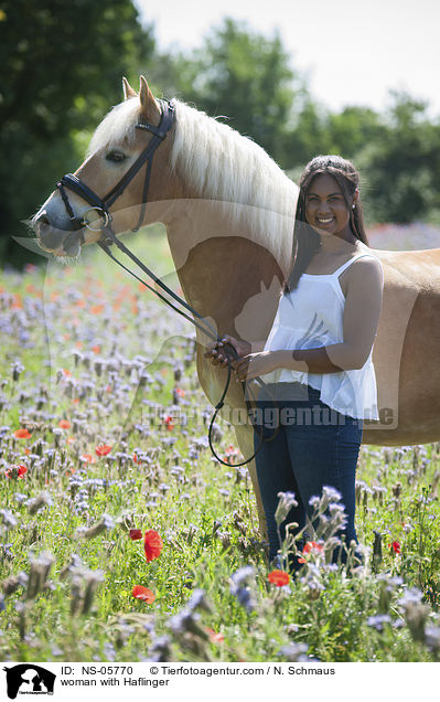 woman with Haflinger / NS-05770