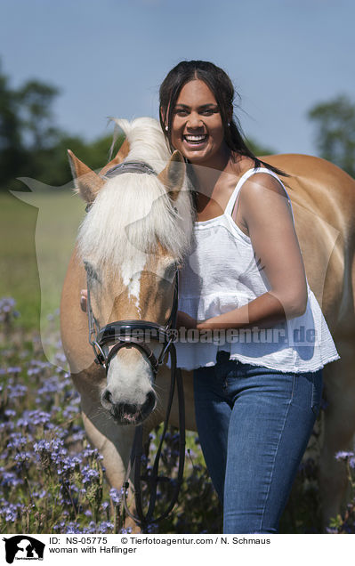 woman with Haflinger / NS-05775