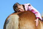girl with Haflinger horse