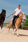 riding woman