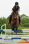 jumping Hannoveraner horse