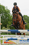 jumping Hannoveraner horse