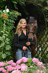 woman and Hannoveraner