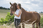 woman with Hanoverian Horse