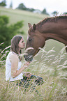 woman with Hanoverian Horse