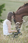 woman with Hanoverian Horse