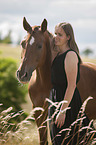 woman with Hanoverian Horse