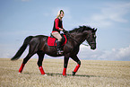 riding woman